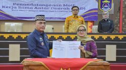 Pemerintah Kota Metro dan Pemerintah Kabupaten Lampung Timur resmi menandatangani nota kesepahaman (MoU) Kerja Sama Antar Daerah (KAD) dalam rangka pengendalian inflasi