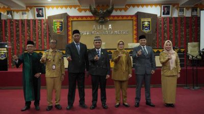 Wali Kota Metro Lantik Kadisdikbud dan Asisten  Dua Upaya Penyegaran Birokrasi